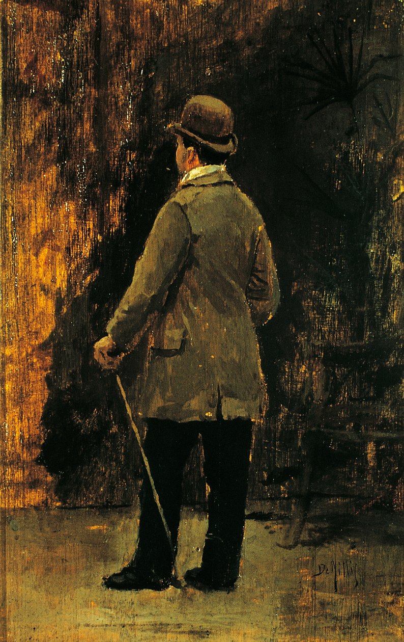 Portræt af maleren Edoardo Dalbono (olie på lærred) af Giuseppe or Joseph de Nittis