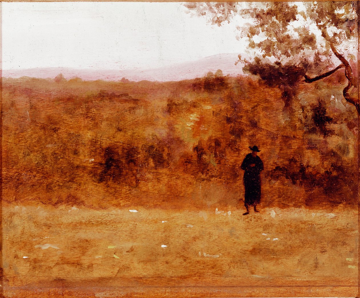 Læsningen af kontormaleriet af Giuseppe De Nittis (1846-1884) Firenze fra det 19. århundrede, Galleria d