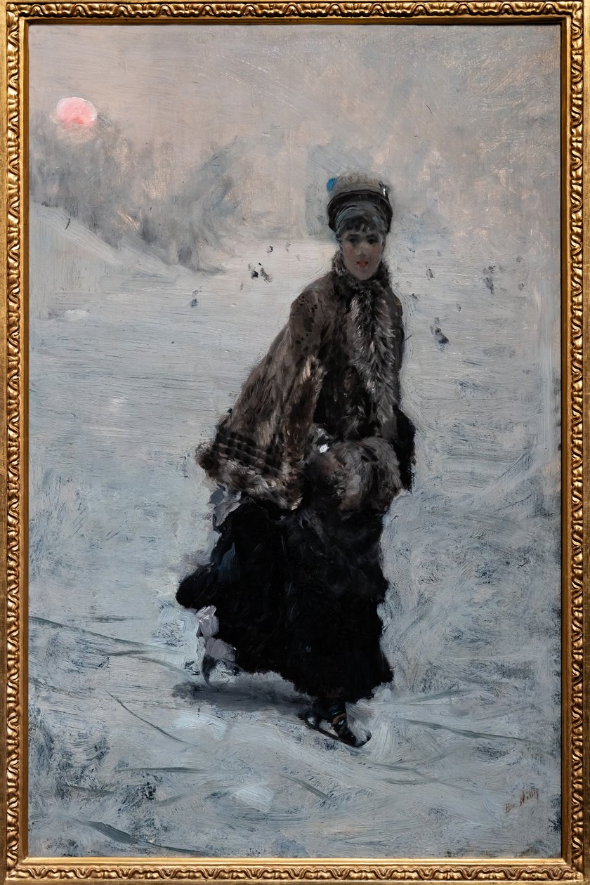Skateren af Giuseppe or Joseph de Nittis