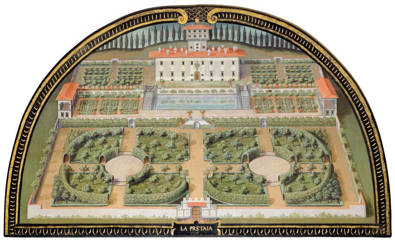 Villa Medicea La Petraia (middelalderkerne, sæde for Brunelleschi -familien; 1575–89 for Ferdinando I af Giusto Utens