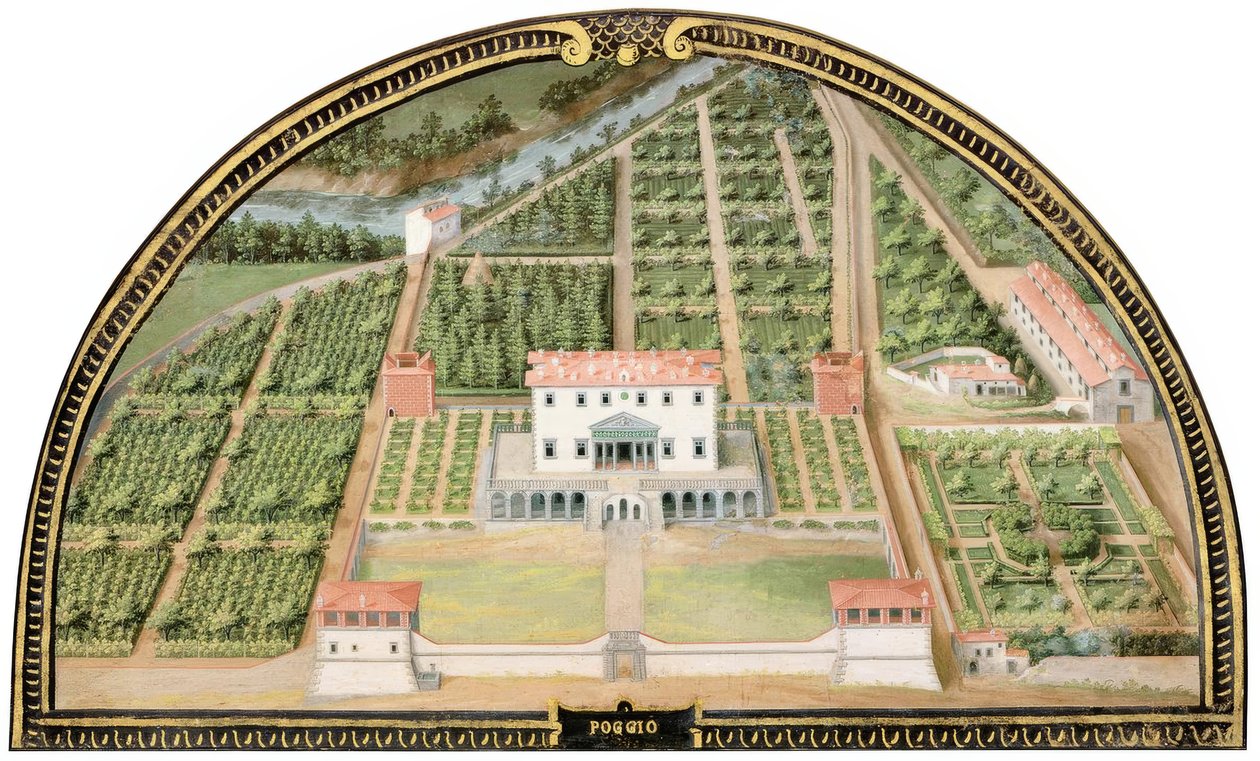 Medici Villa i Poggio a Caiano (urt af Giusto Utens