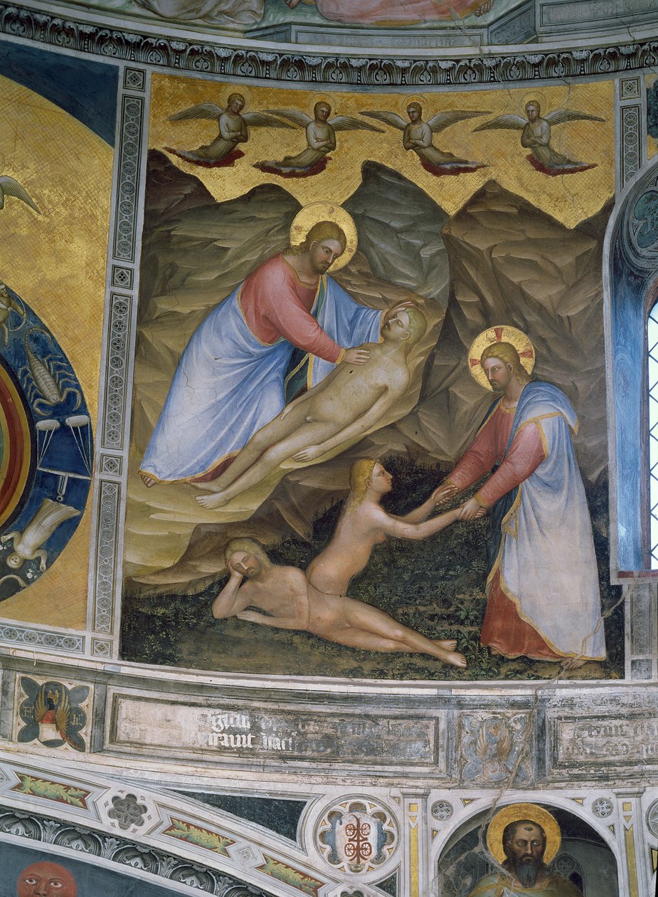 Skabelsen af Adam og Eva, 1360-70 af Giusto di Giovanni de Menabuoi