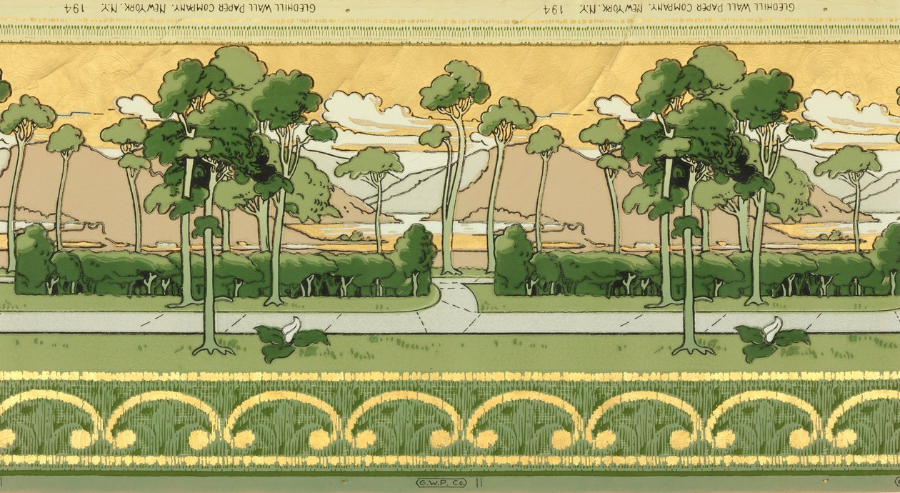 Frise af Gledhill Wall Paper Co.