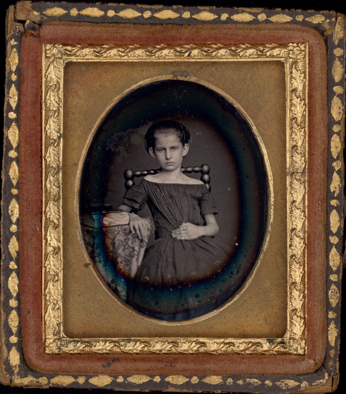 Portræt af en pige, ca. 1850 (foto) af Glenalvin J. Goodridge