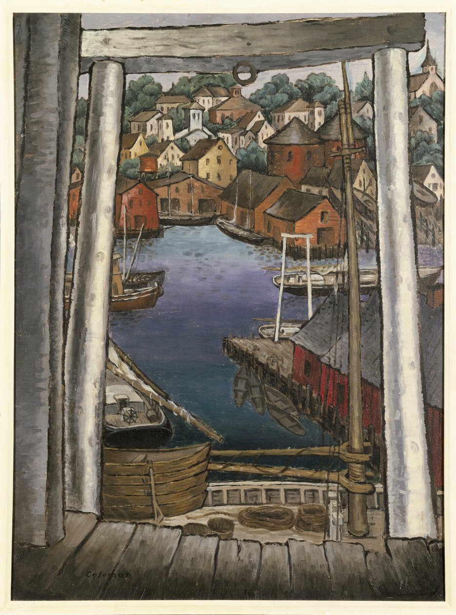 Gloucester Harbour, ca. 1925 af Glenn O Coleman