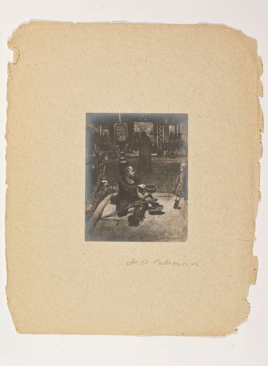 Scener fra folkets liv, portefølje uden titel, 1905. af Glenn O Coleman