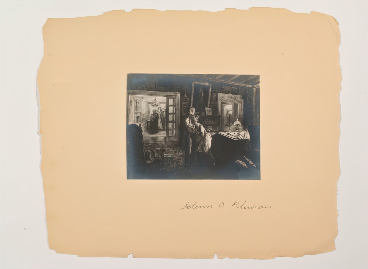 Scener fra folkets liv, portefølje uden titel, ca. 1905-1906. af Glenn O Coleman