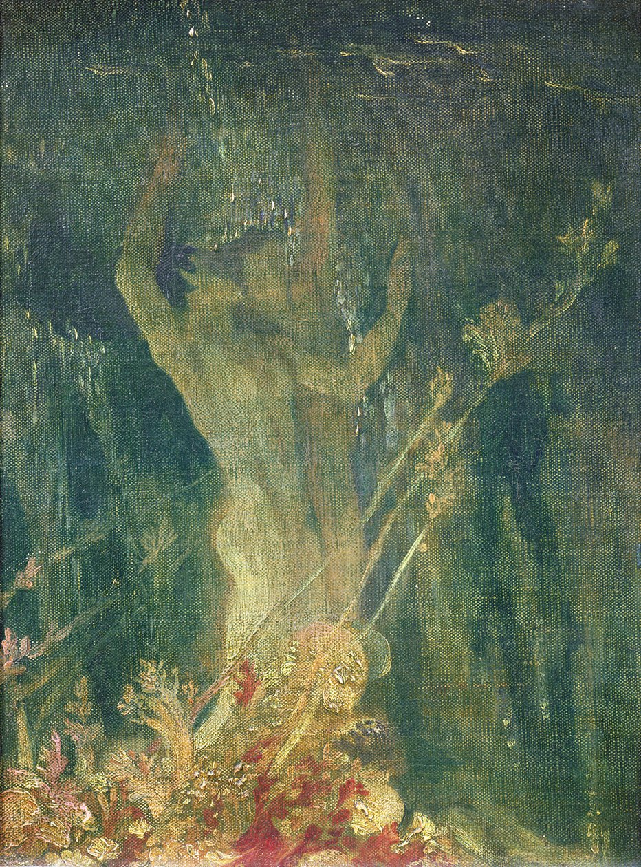 Under havet, ca. 1915 af Glyn Warren Philpot