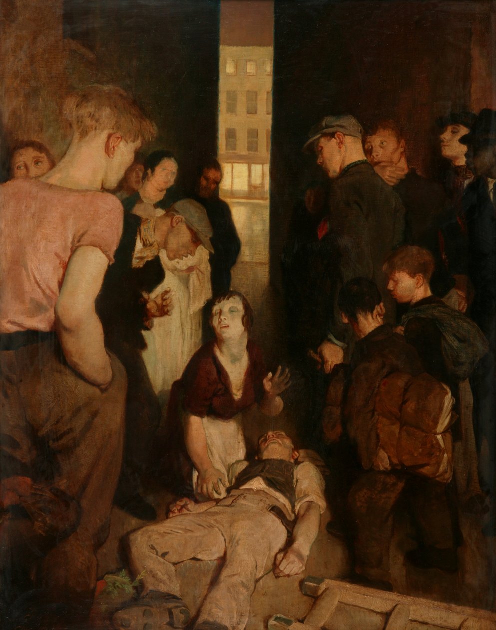 En gadeulykke af Glyn Warren Philpot