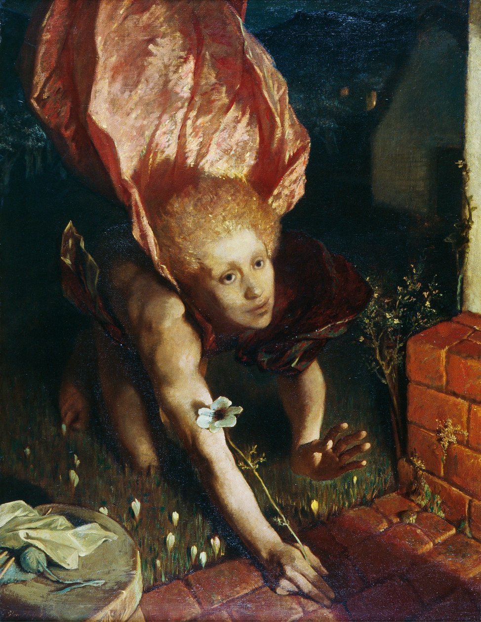 Bebudelsens engel af Glyn Warren Philpot