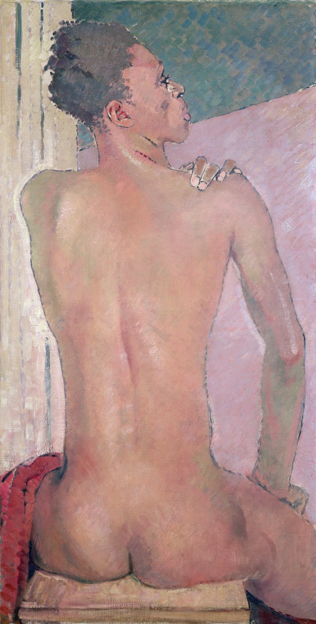 Set bagfra af en sort siddende, 1937 af Glyn Warren Philpot