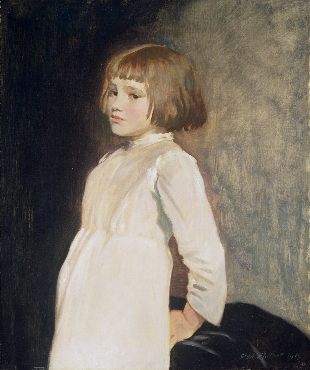 Gabrielle Cross, kunstnernes niece, 1919 af Glyn Warren Philpot