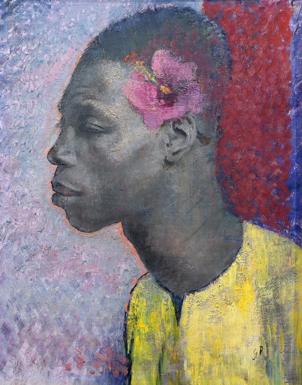 Hovedet af en sort person af Glyn Warren Philpot