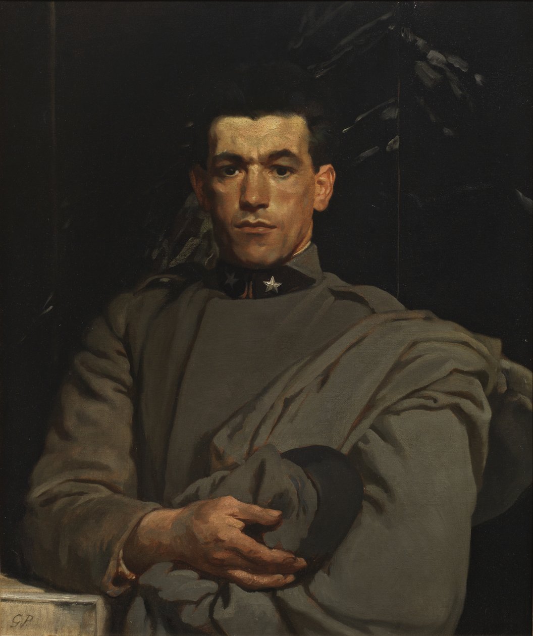 Italiensk soldat nr. 2, ca. 1918 (olie på lærred) af Glyn Warren Philpot