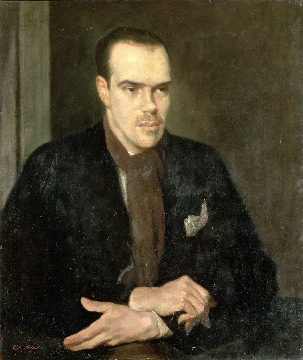 Portræt af Van Cox af Glyn Warren Philpot