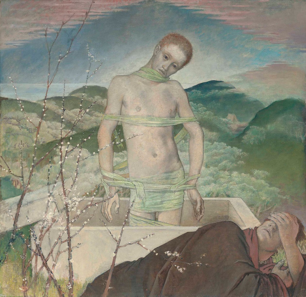 Resurgam, ca. 1929 (olie på lærred) af Glyn Warren Philpot