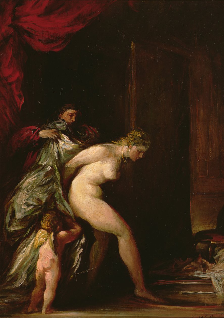 Venusbadet (olie på lærred) af Glyn Warren Philpot