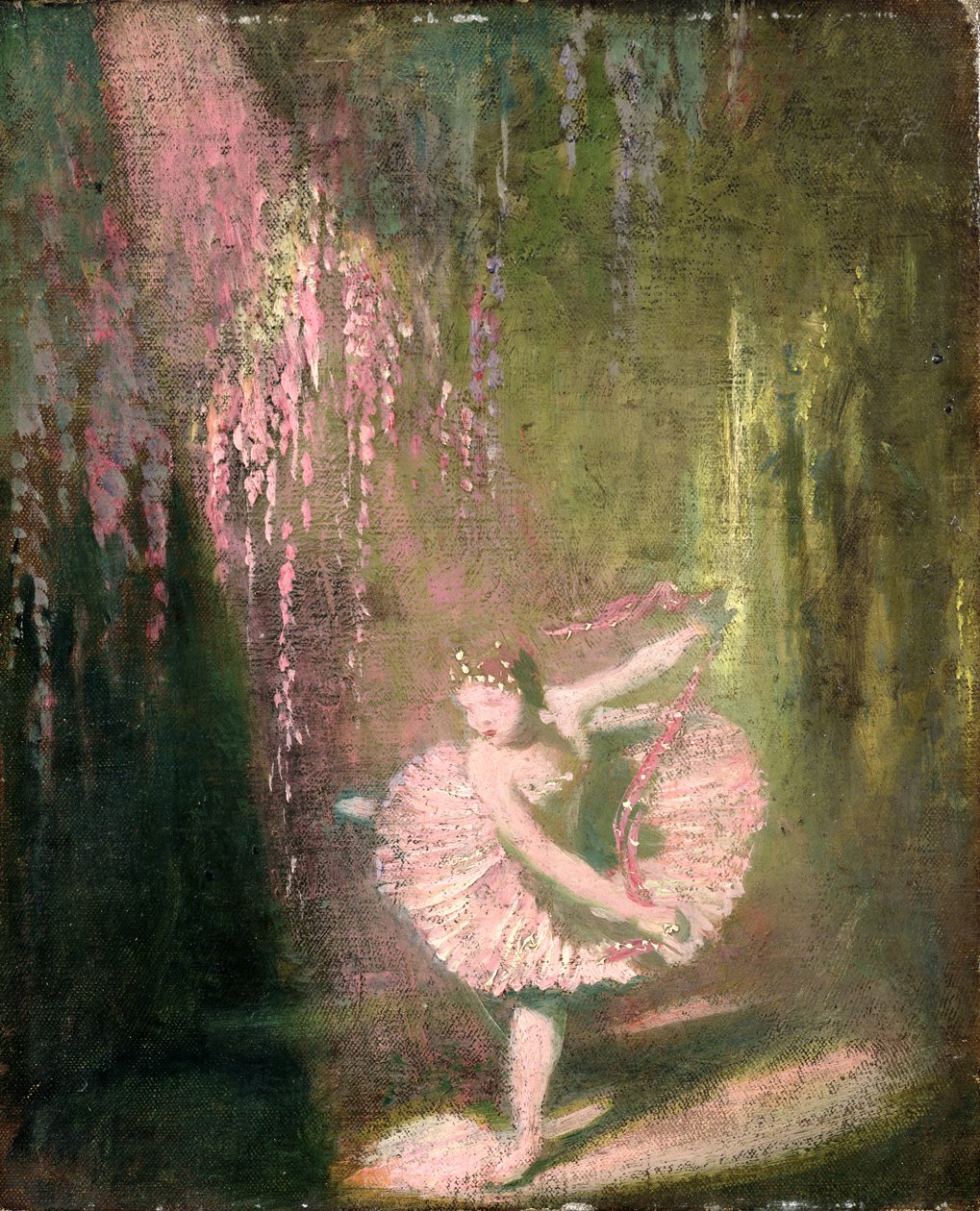 The Dance of the Sugar-Plum Fairy, 1908-9 (olie på lærredstavle) af Glyn Warren Philpot
