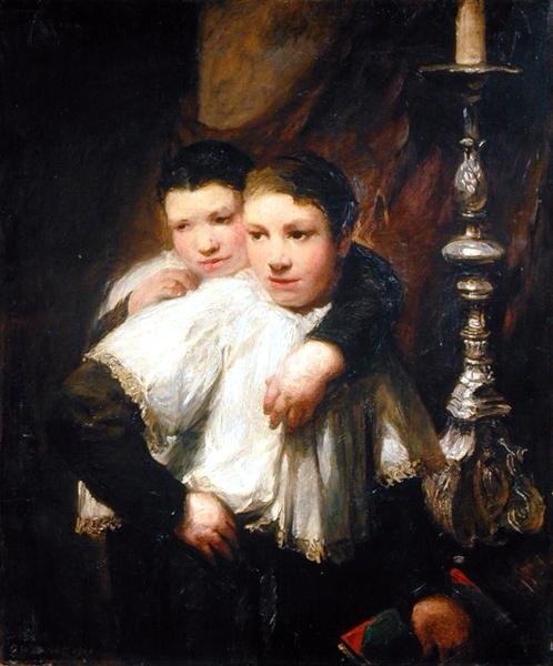 De små korister af Glyn Warren Philpot
