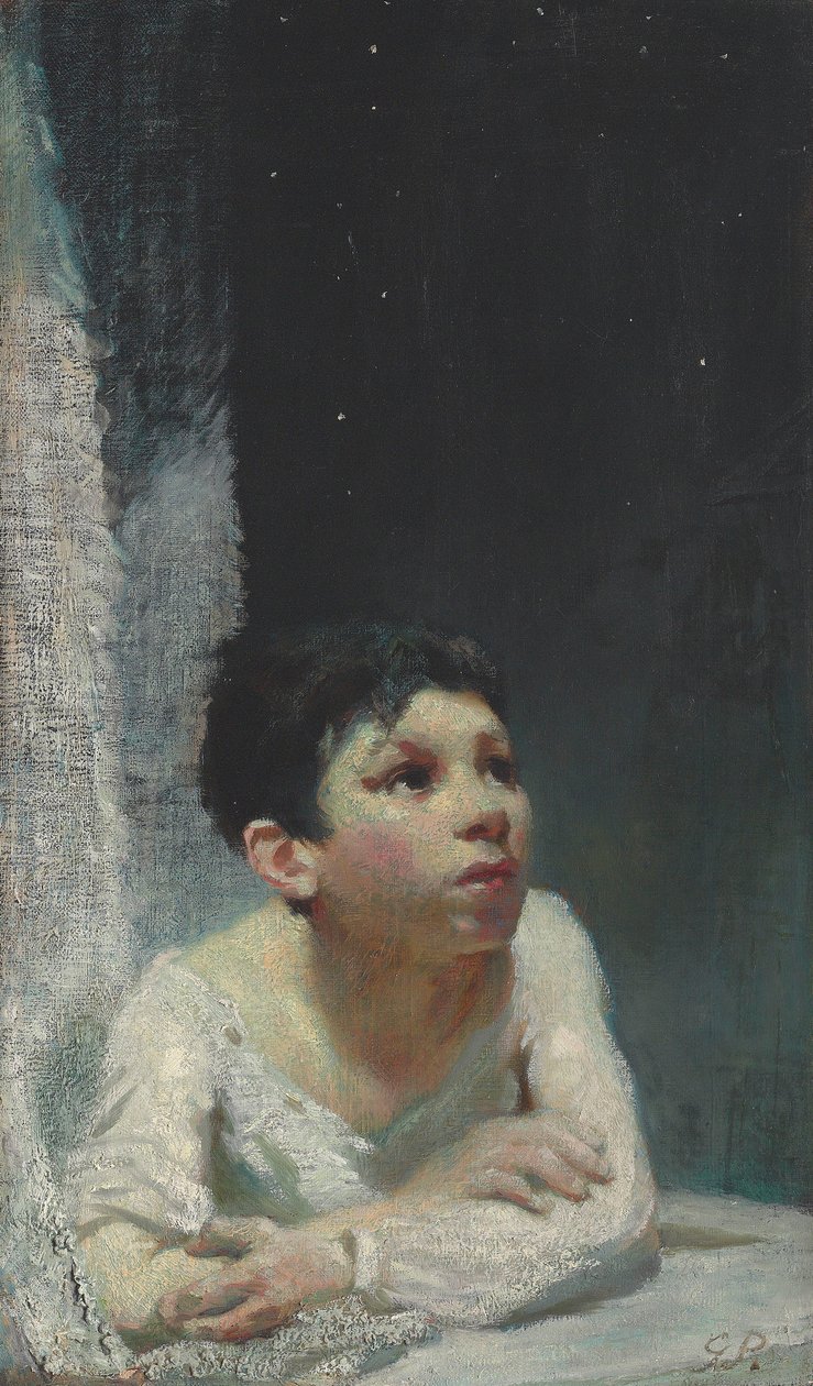 Den lille spanier, ca. 1909 (olie på lærred) af Glyn Warren Philpot