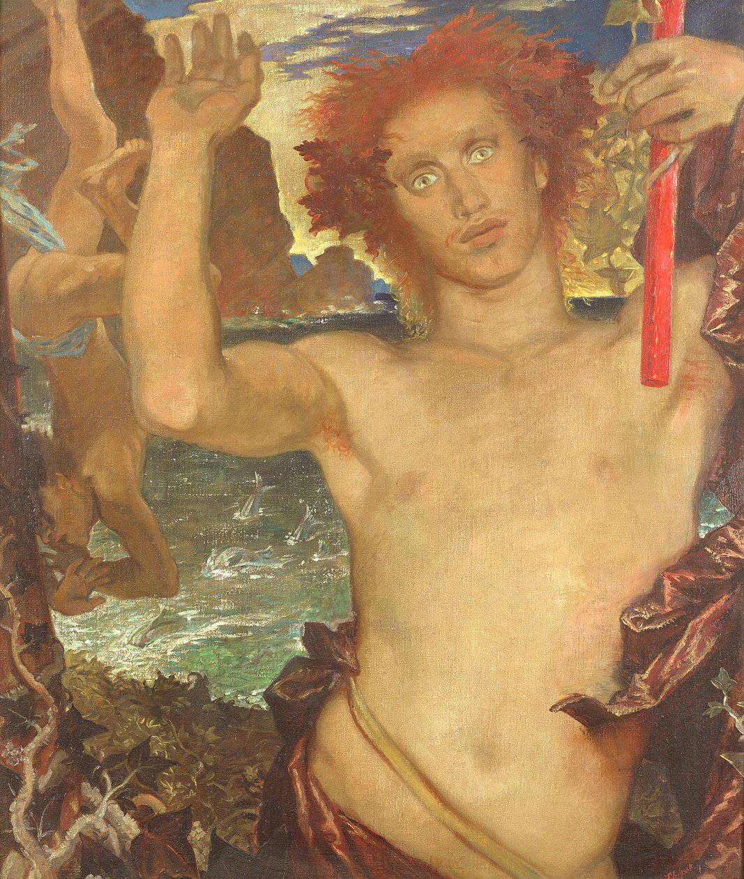 Transformation af Dionysos før de tyrrhenske pirater, 1924 af Glyn Warren Philpot