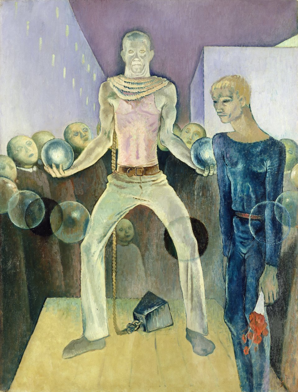 Vægtløftning, Berlin 1931 af Glyn Warren Philpot