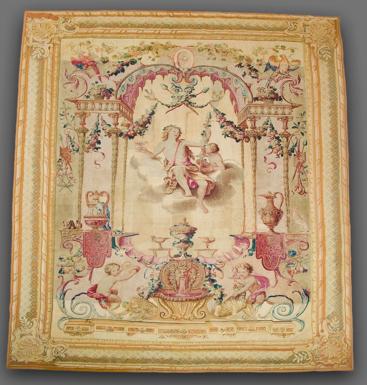 Årstider: Efterår, Bacchus, 1700-tallet. af Gobelins