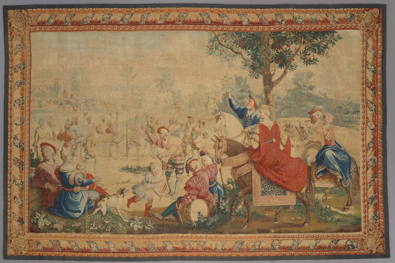 Maj måned: Scene for May Day Festival af Gobelins Manufactory