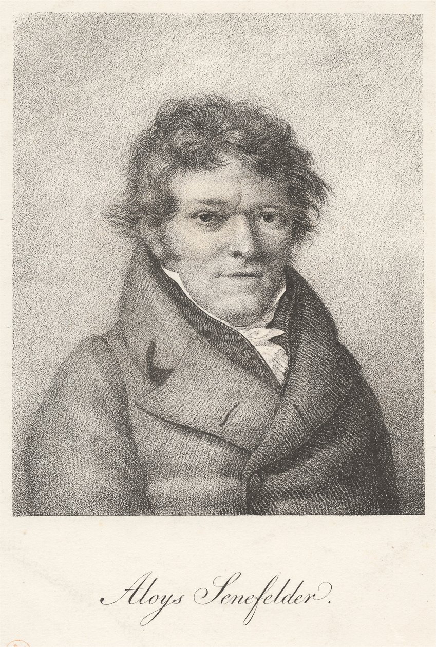 Aloys Senefelder af Godefroy Engelmann