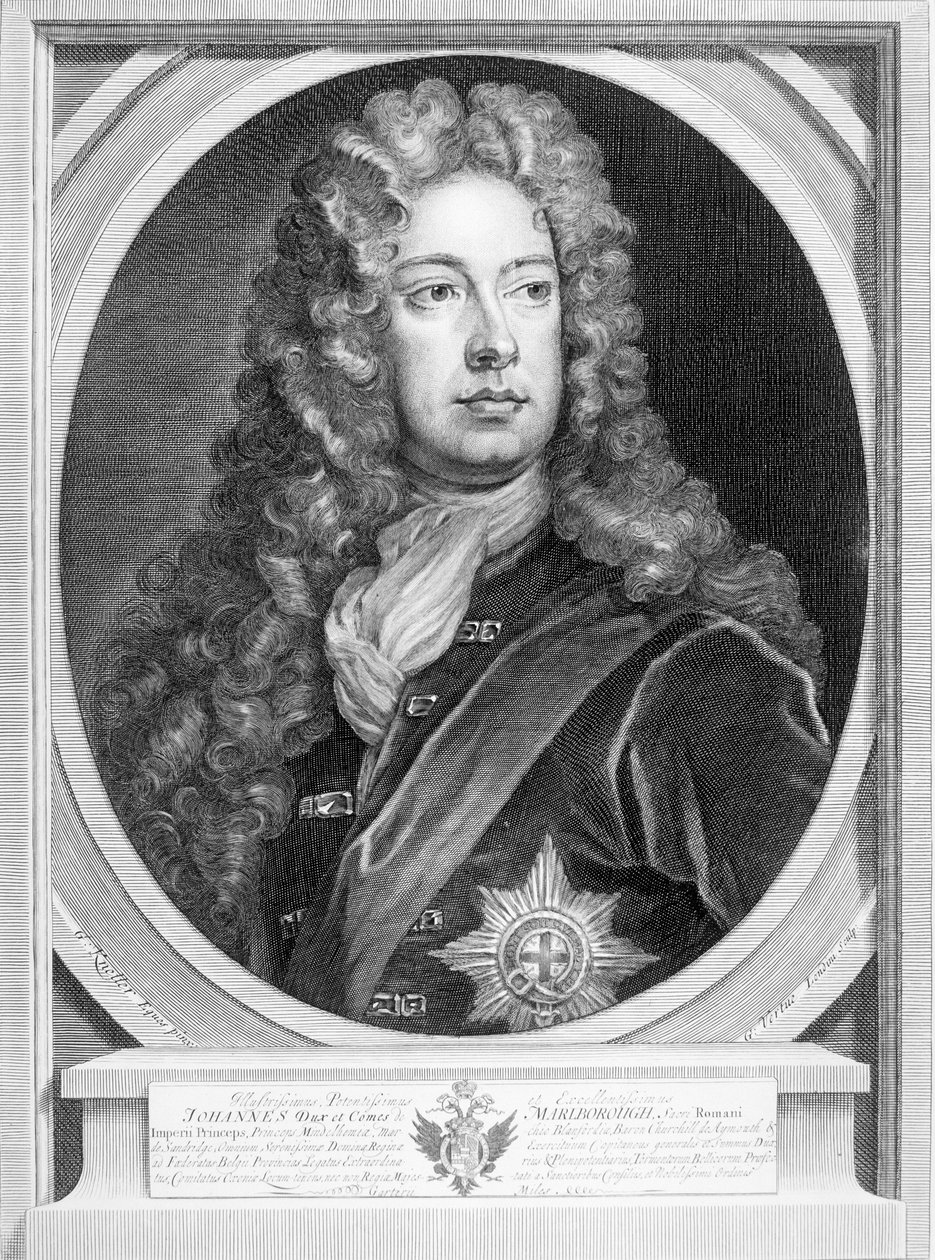 John Churchill (1650-1722) 1. hertug af Marlborough, ca. 1700 af Godfrey Kneller
