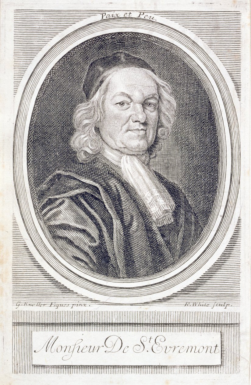 Monsieur de St Evremont af Godfrey Kneller
