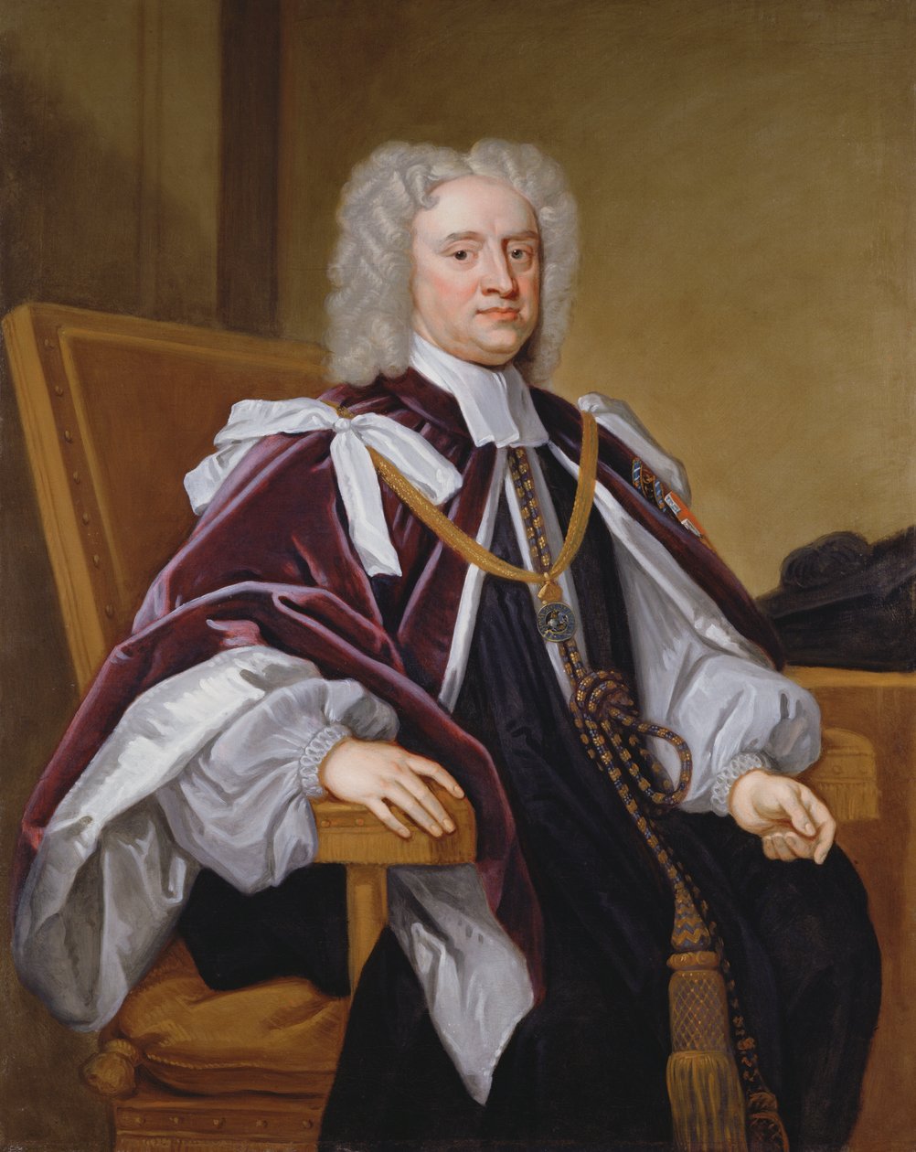 Portræt af biskop Trelawny, en af de syv biskopper, der begærede Jakob II