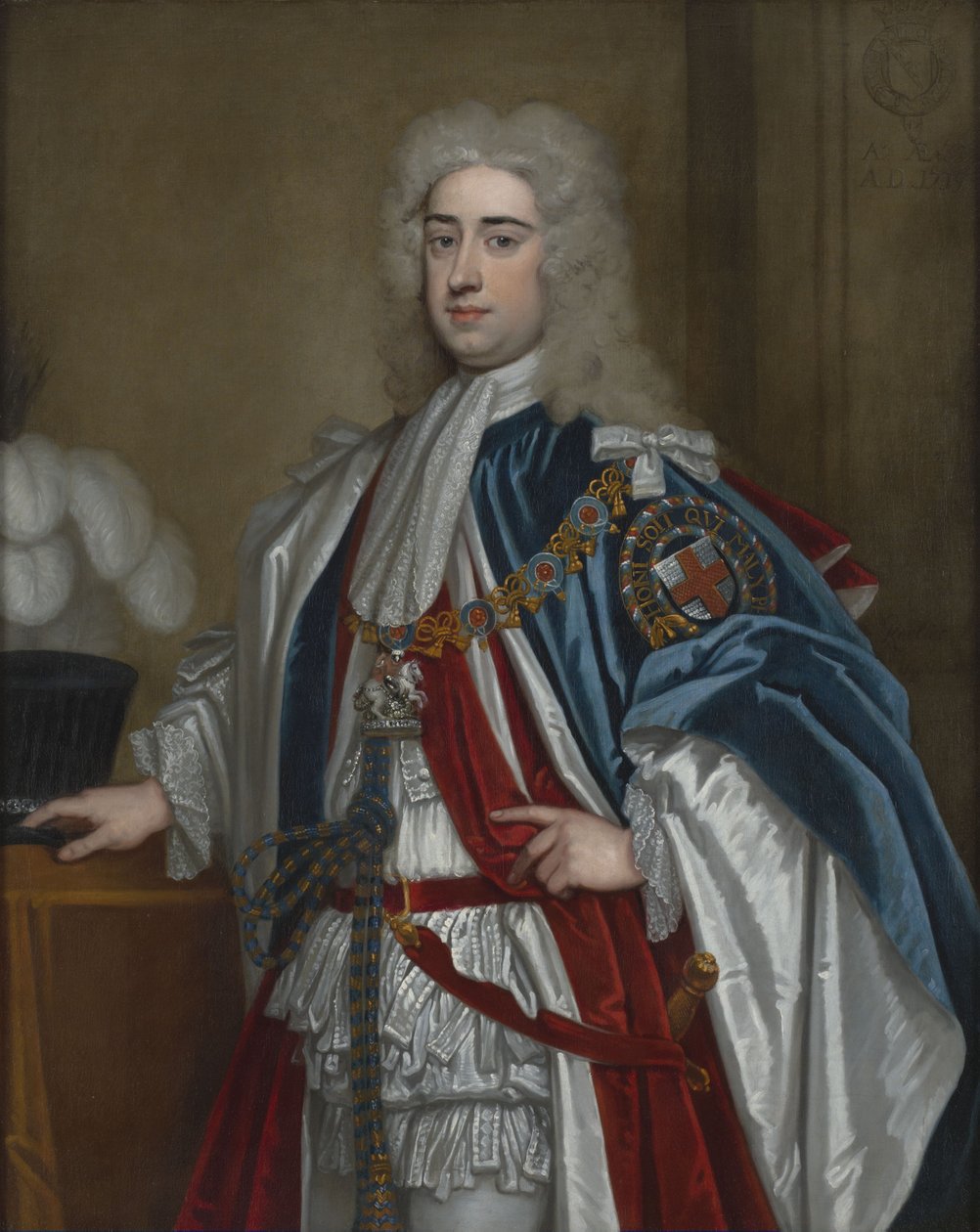 Portræt af Lionel Sackville, 1. hertug af Dorset (1688-1765) af Godfrey Kneller