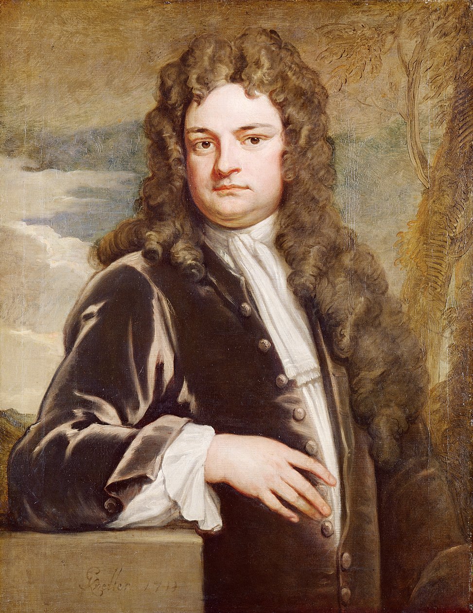 Portræt af Sir Richard Steele (1672-1729) 1711 af Godfrey Kneller