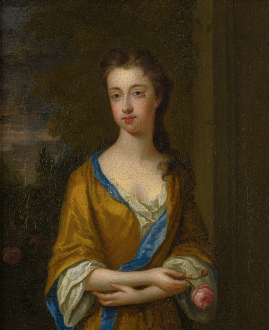 Portræt af hertuginden af Newcastle af Godfrey Kneller