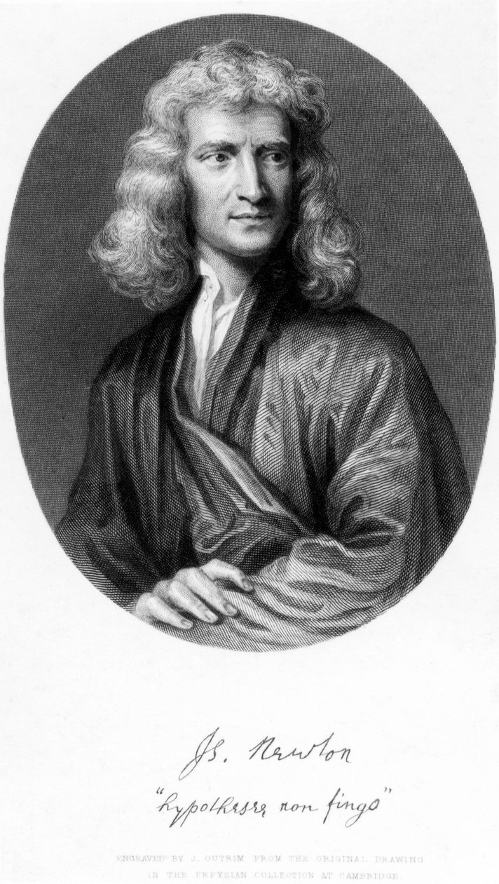 Sir Isaac Newton af Godfrey Kneller