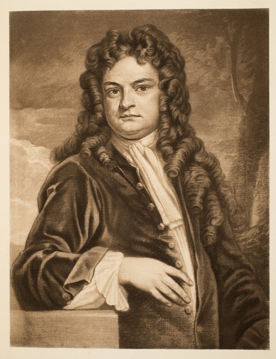 Sir Richard Steele, pub. 1902 (collotype) af Godfrey Kneller