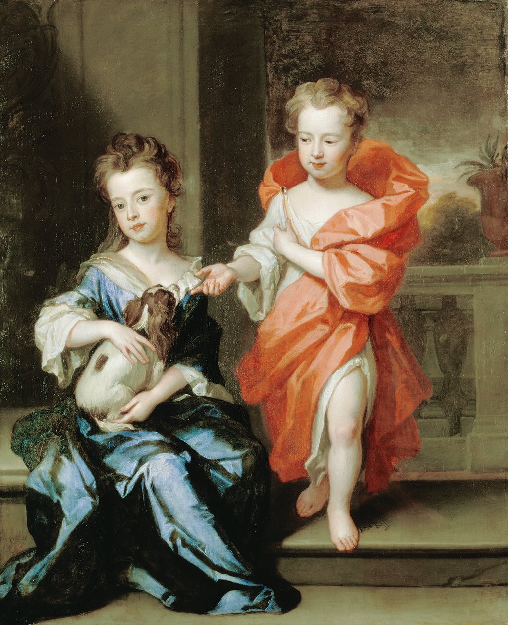 kaldet The Howard Children af Godfrey Kneller