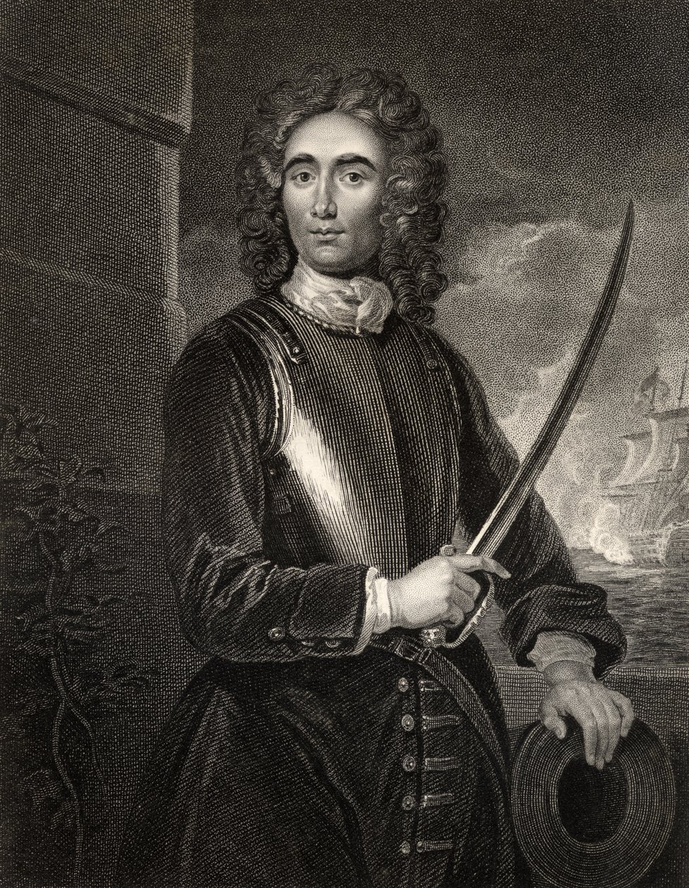 John Benbow, graveret af W.T. Mote, fra 