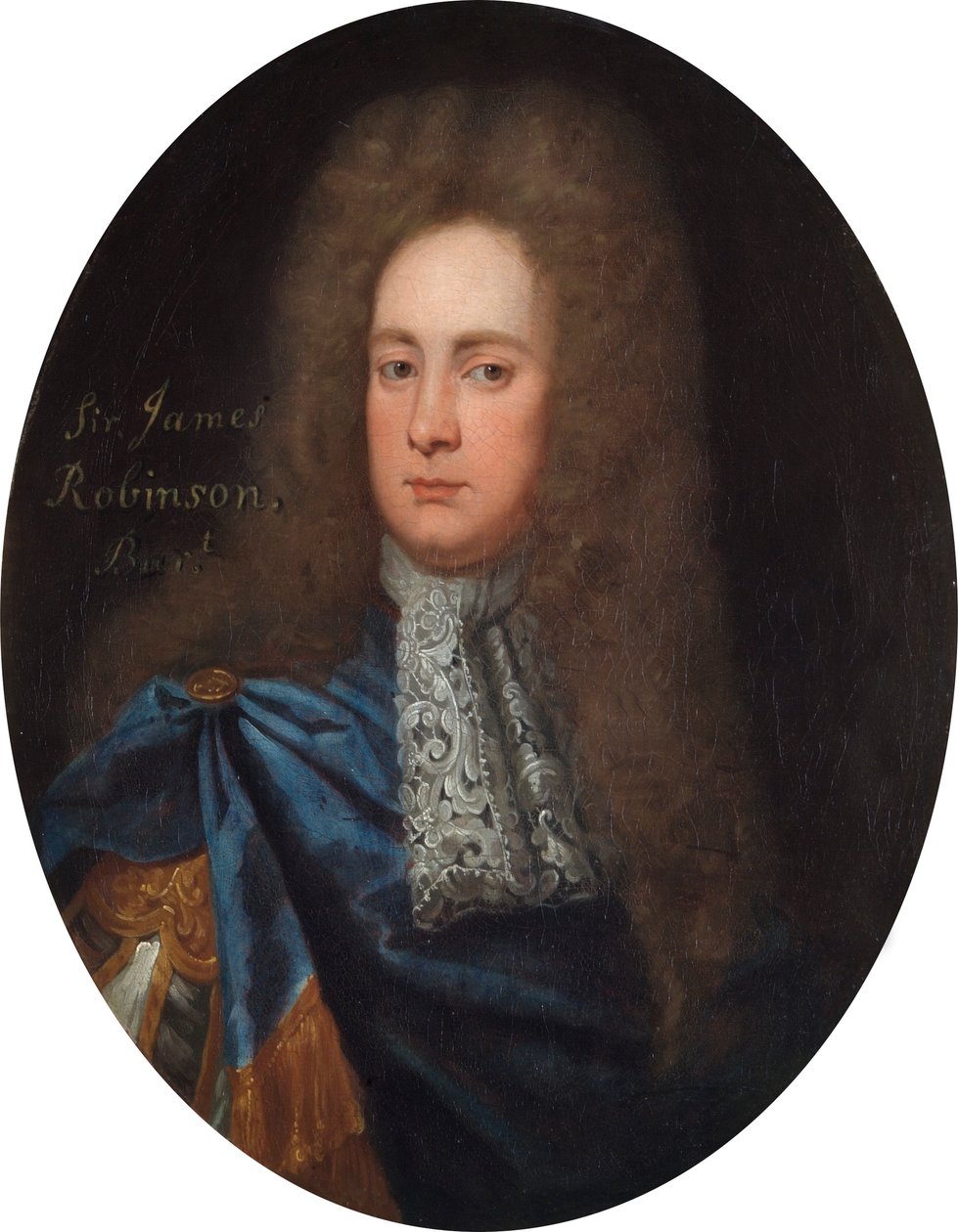 Sir John Robinson af Godfrey (after) Kneller