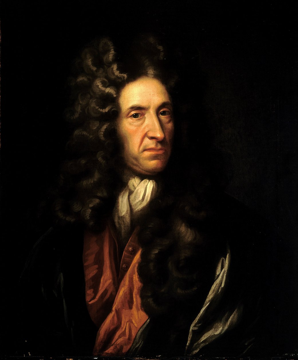 Daniel Defoe (1660-1731) af Godfrey (manner of) Kneller