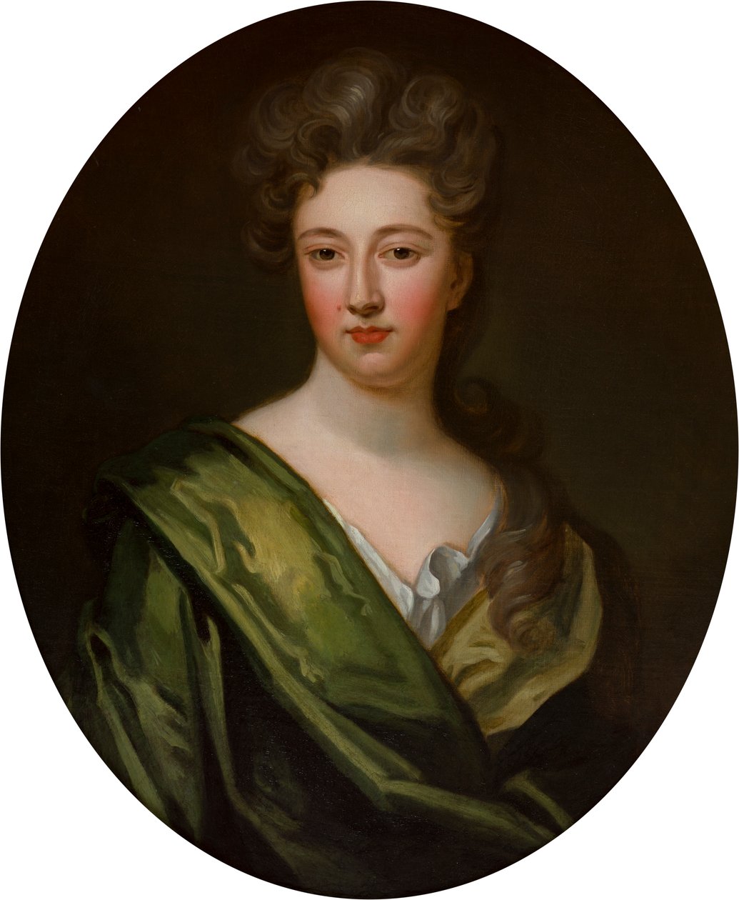 Portræt af Lady Diana Feilding (1659-1731), ca. 1679-1723 (olie på lærred) af Godfrey (studio of) Kneller