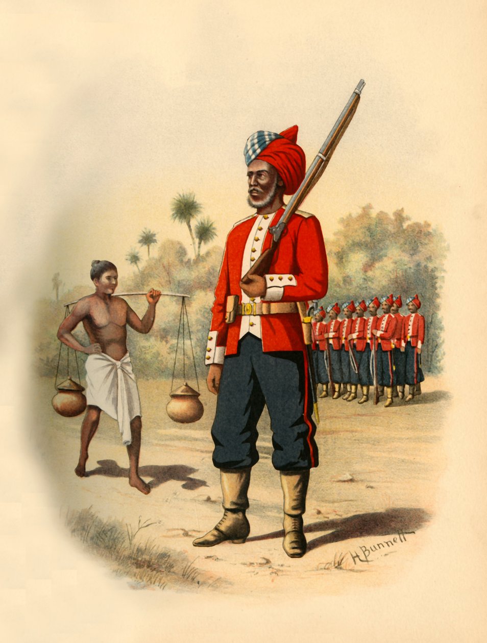 De første Madras-pionerer, 1890. af Godfrey Douglas Giles