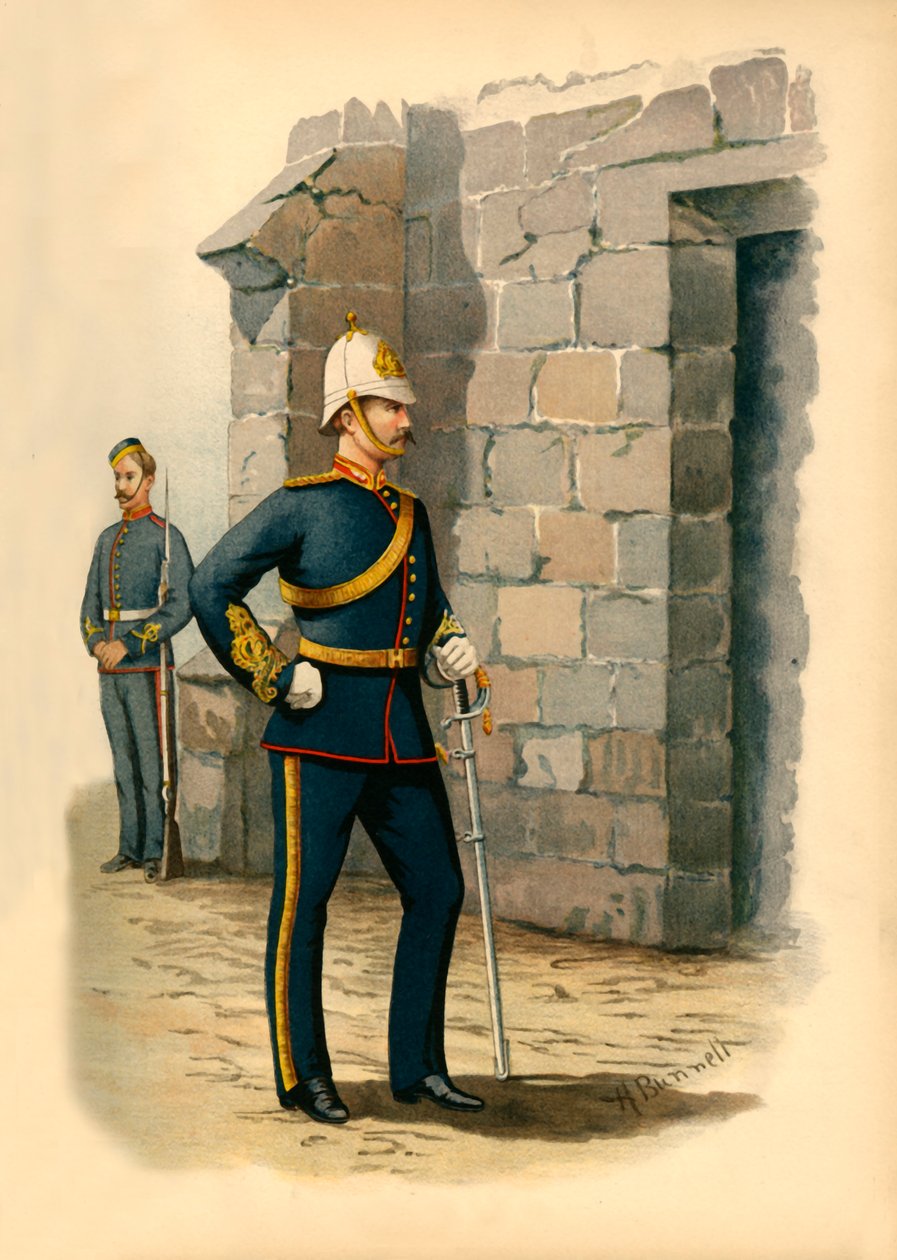 Halifax Garnison Artillery, 1890. af Godfrey Douglas Giles