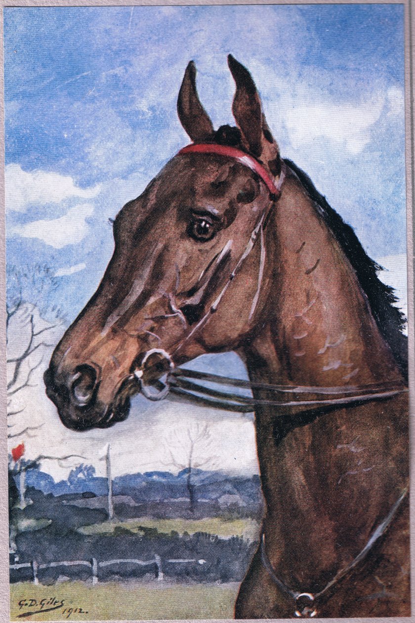 How we beat the favourite, fra Poems of Adam Lindsay Gordon udgivet af T. N. Foulis, 1912 af Godfrey Douglas Giles