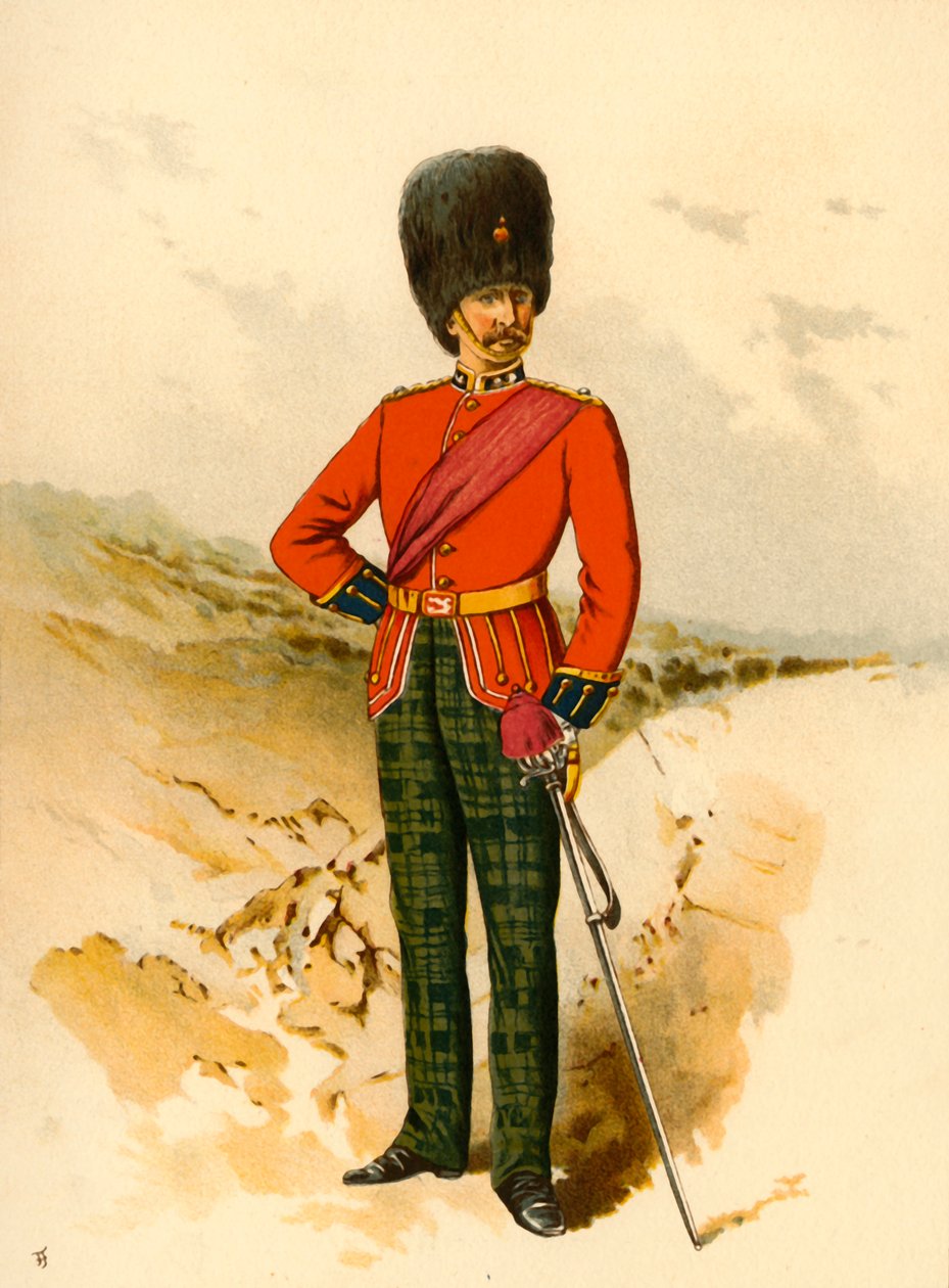 Den 21. - Royal Scots Fusiliers, 1890. af Godfrey Douglas Giles