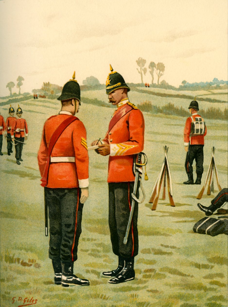 Den 43. - Oxfordshire Light Infantry, 1890. af Godfrey Douglas Giles
