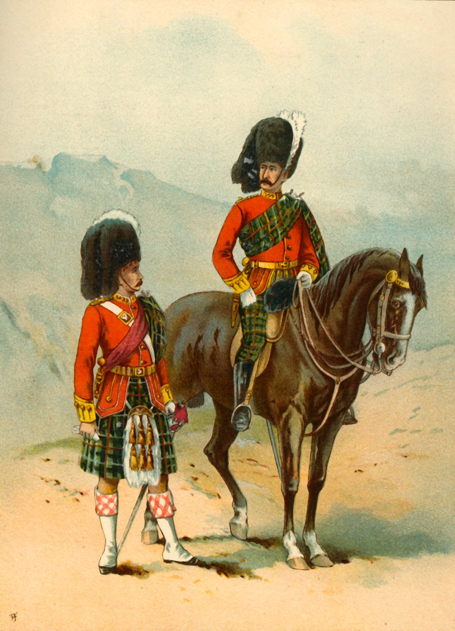 Den 72. - Seaforth Highlanders, 1890. af Godfrey Douglas Giles