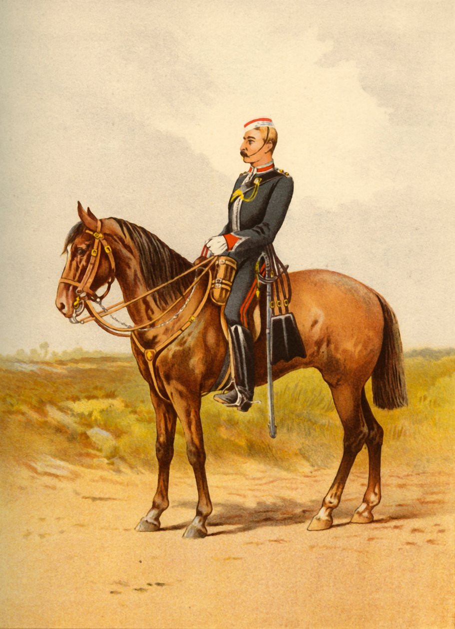 The Queens Own Royal Regiment - Staffordshire Yeomanry, 1890. af Godfrey Douglas Giles