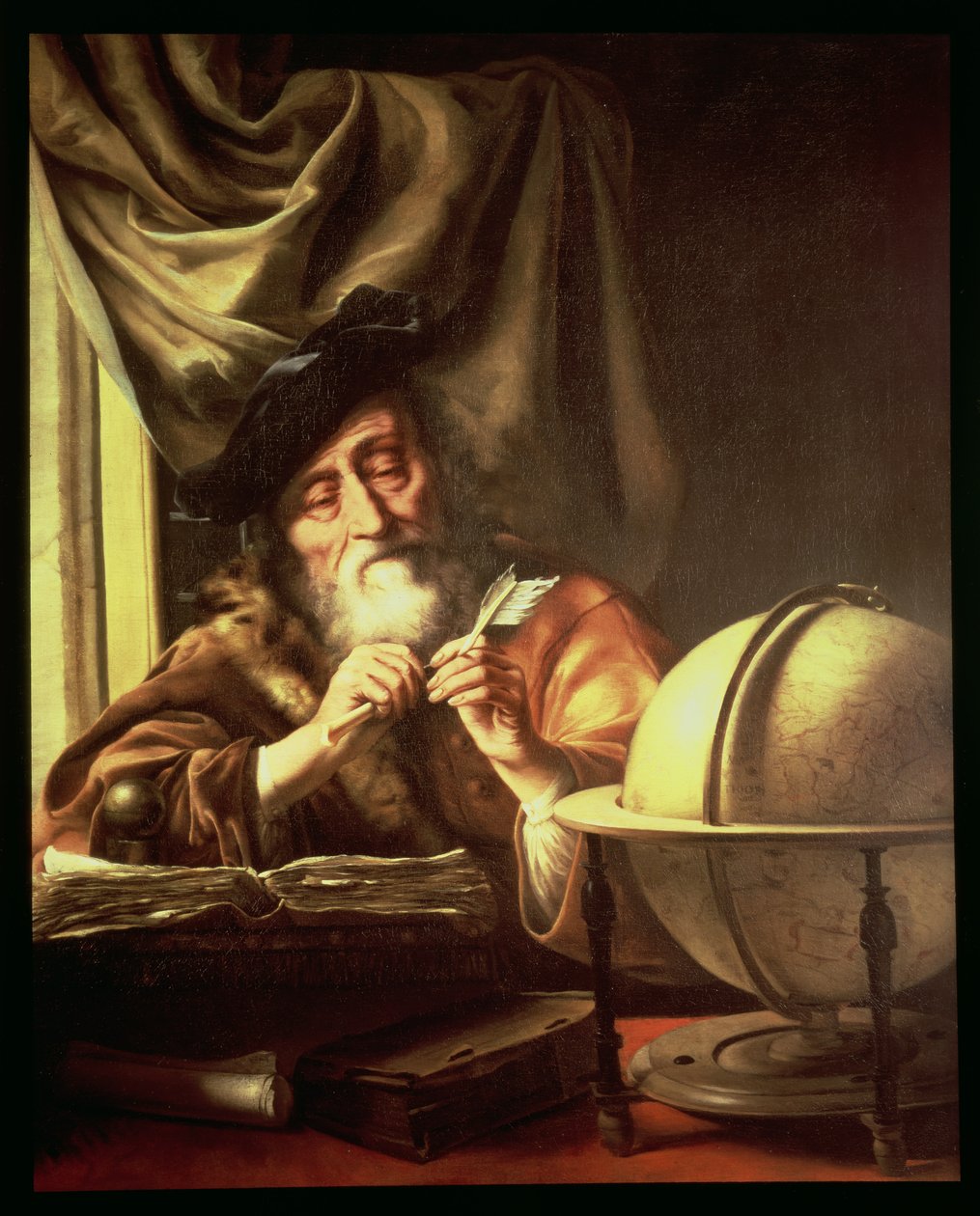 En geograf af Godfrey Kneller